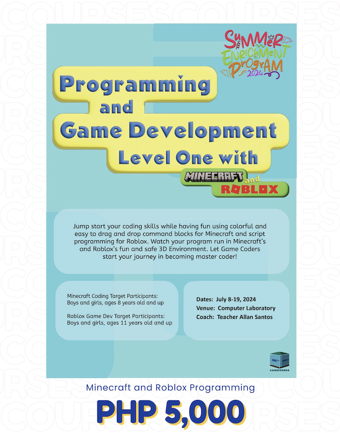 Minecraft and Roblox Programming