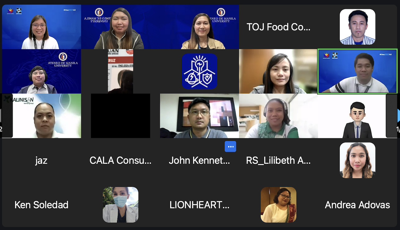 Image: Group photo of participants who attended the webinar