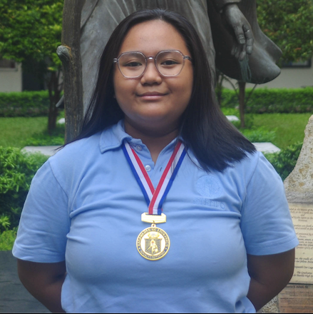 Dani Santos, 1st Place for Editoryal Writing in Filipino 