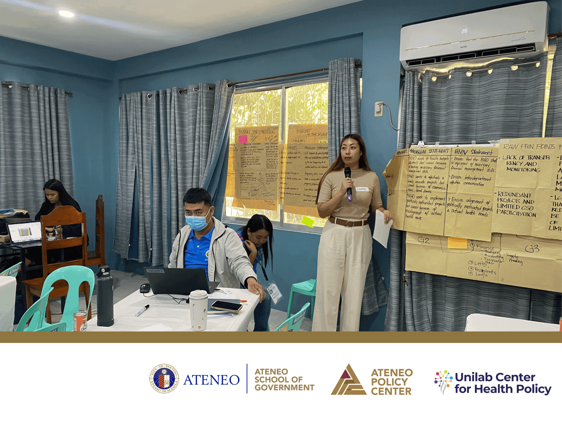 Ateneo Policy Center conducts design thinking workshop for local health spending project in Odiongan, Romblon