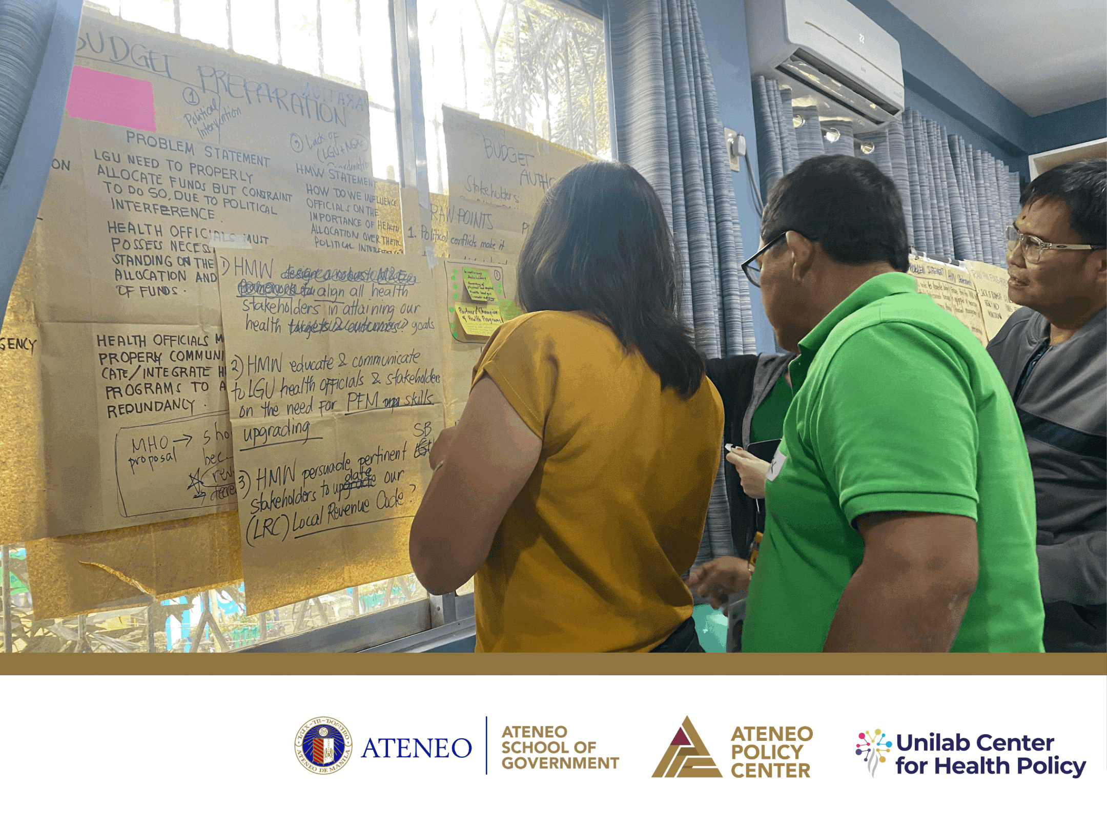 Ateneo Policy Center conducts design thinking workshop for local health spending project in Odiongan, Romblon