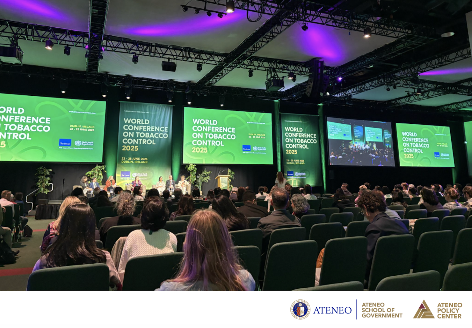 The Tobacco Control and Governance Team Presents Papers in the World Conference on Tobacco Control 2025 in Dublin, Ireland