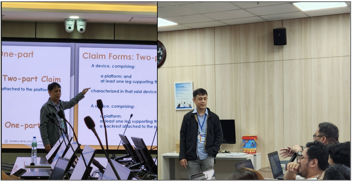 Image: Doc Jon Fernandez discussing Claims Drafting and addressing participants’ questions.