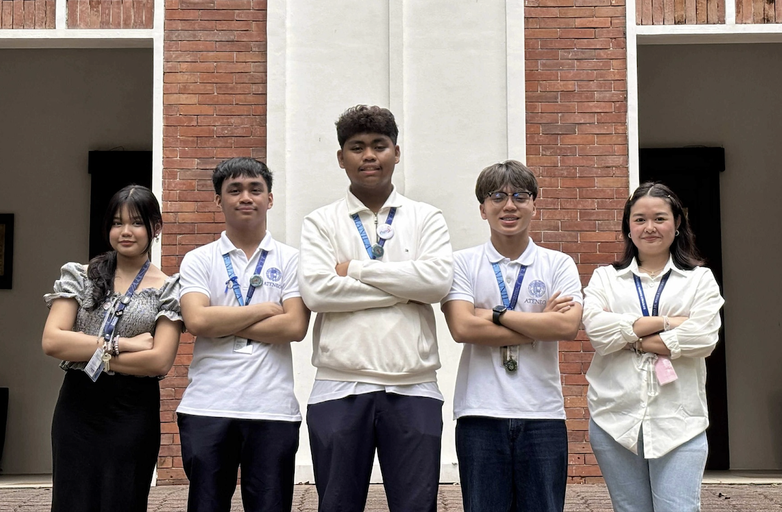 (L-R) Leah Joy Rivera, Benj Castro, Felix Saludar, Adi Serrano, Claire Denise Ramirez  