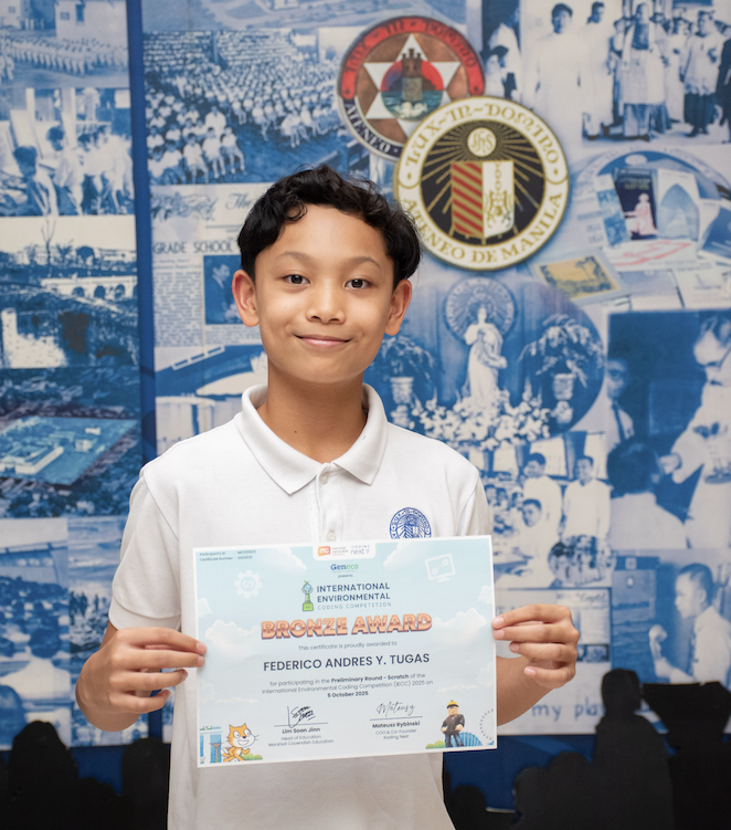 Bronze medalist Rico Tugas 