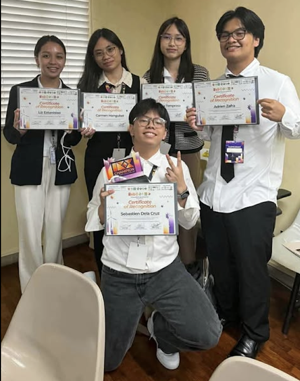 Clockwise from top left: Liz Estanislao, Andrea Mangubat, Chelsea Temprosa, Adrien Zafra, and Basti Dela Cruz   