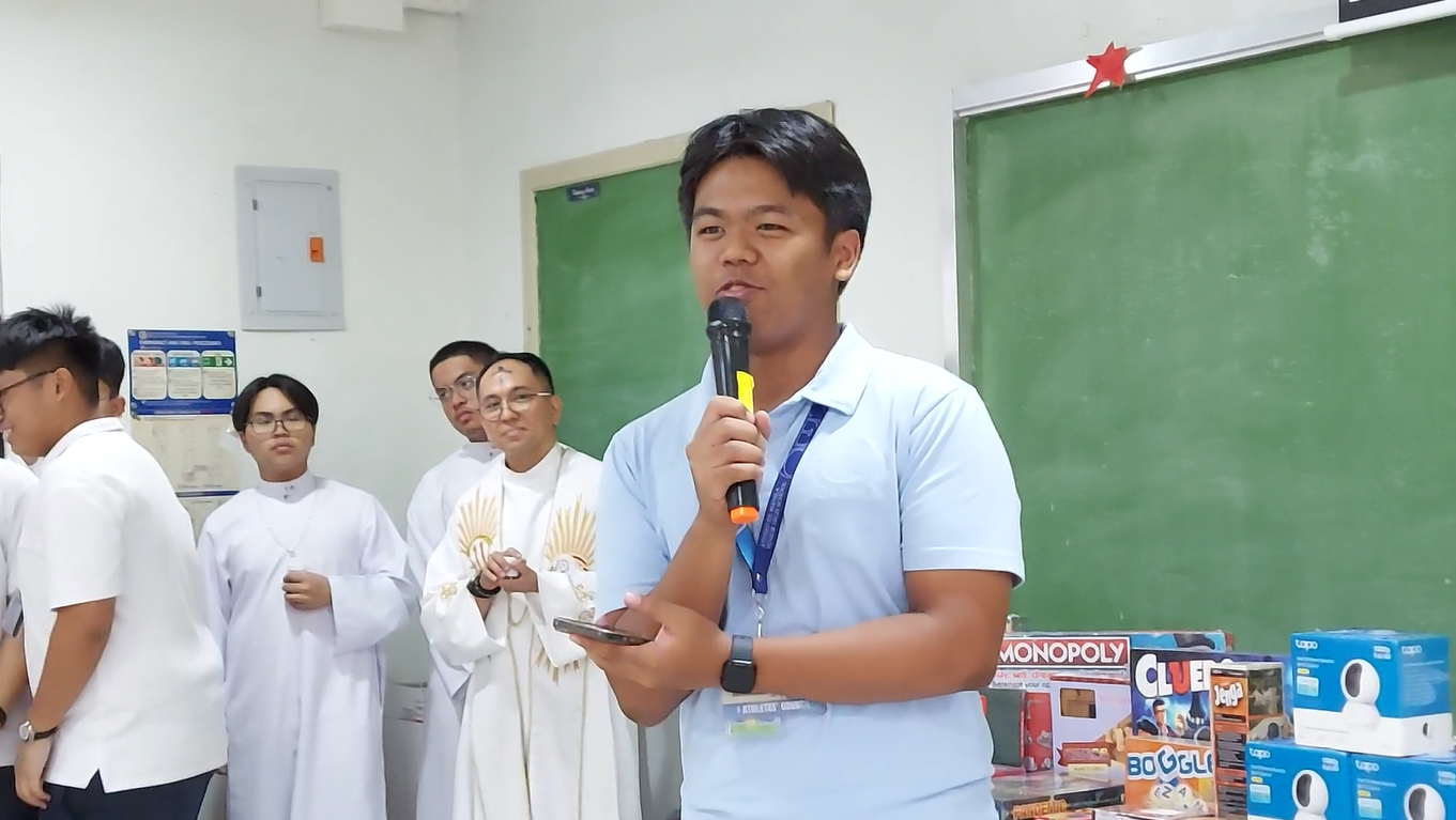 Prince Zoleta sharing his experiences back in AJHS