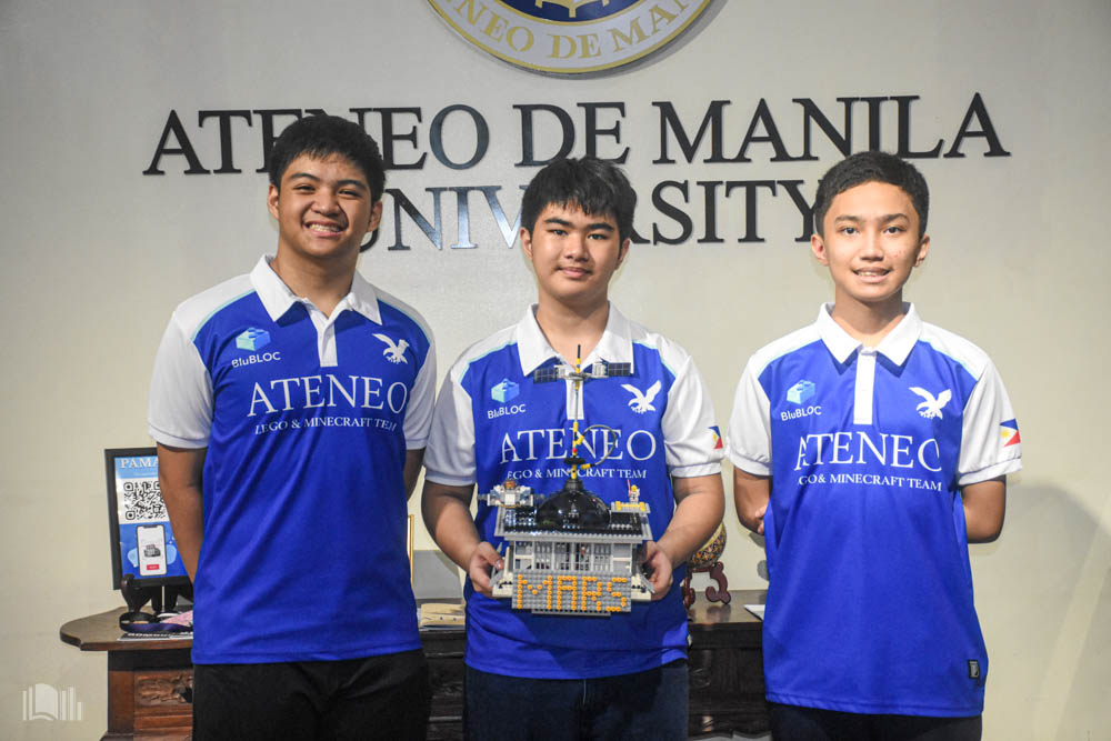 The Legoland Secondary Seniors Team (from left): Kiko Bravo, Gavin Mallari, Seth Rocha