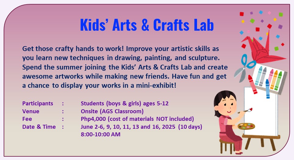 Slide 12 Kids' Arts and Crafts Club 