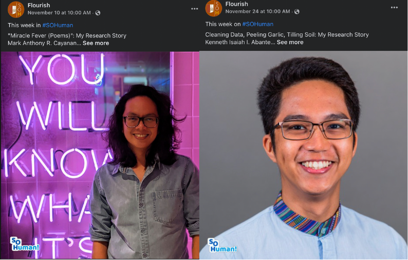 SOHuman allows faculty members to share their research stories.