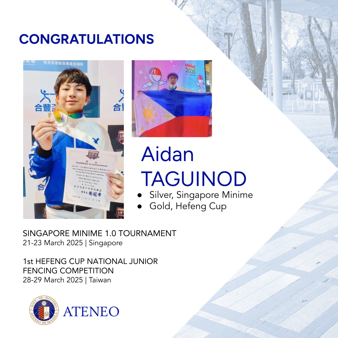 Aidan Taguinod March 2025 