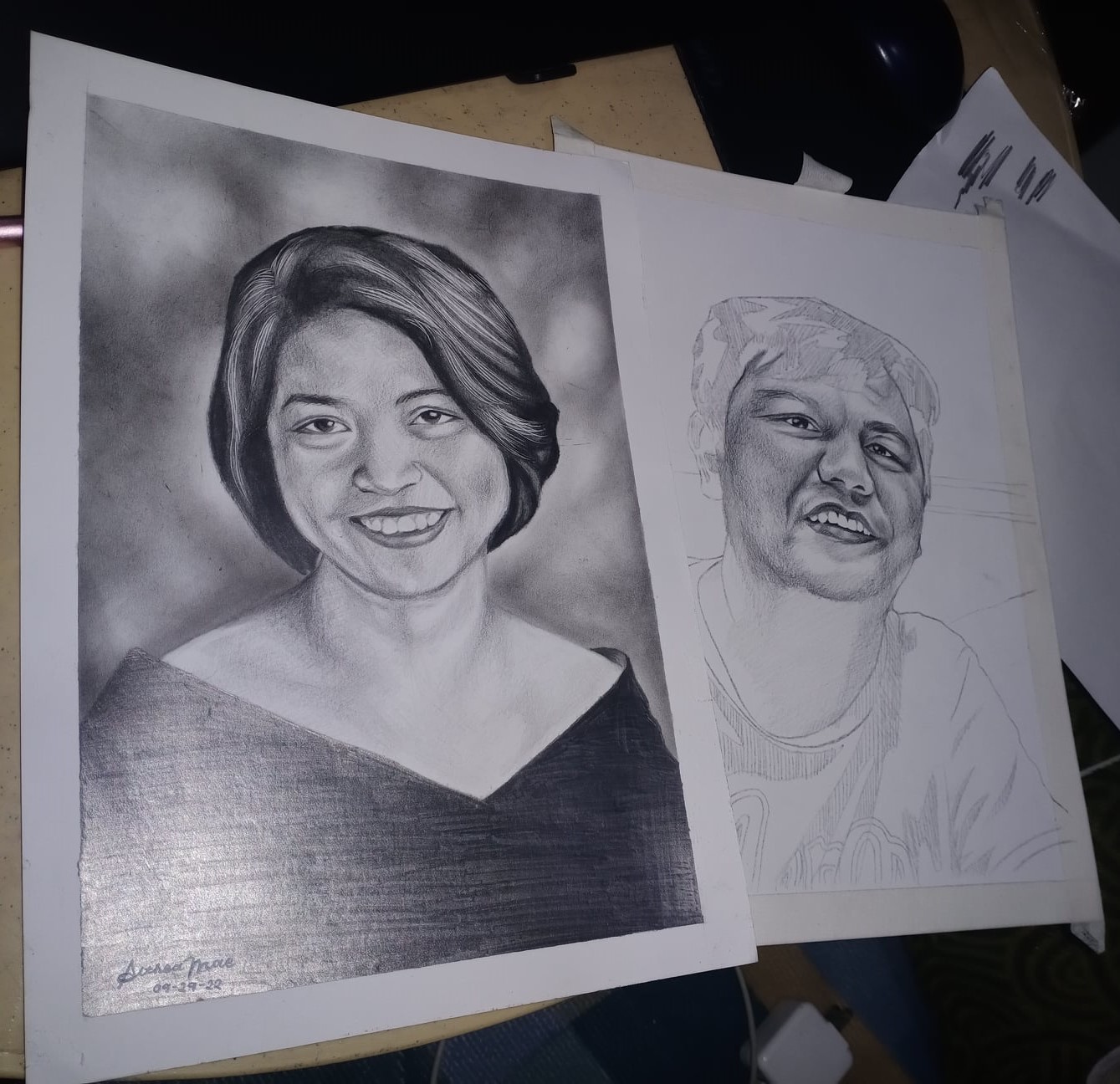 Thea specializes in portraits  