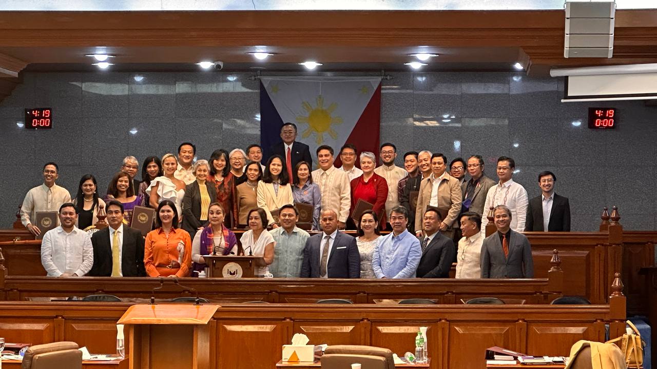 The awardees of the UP PEJA Fellowship Awards this year at the Senate