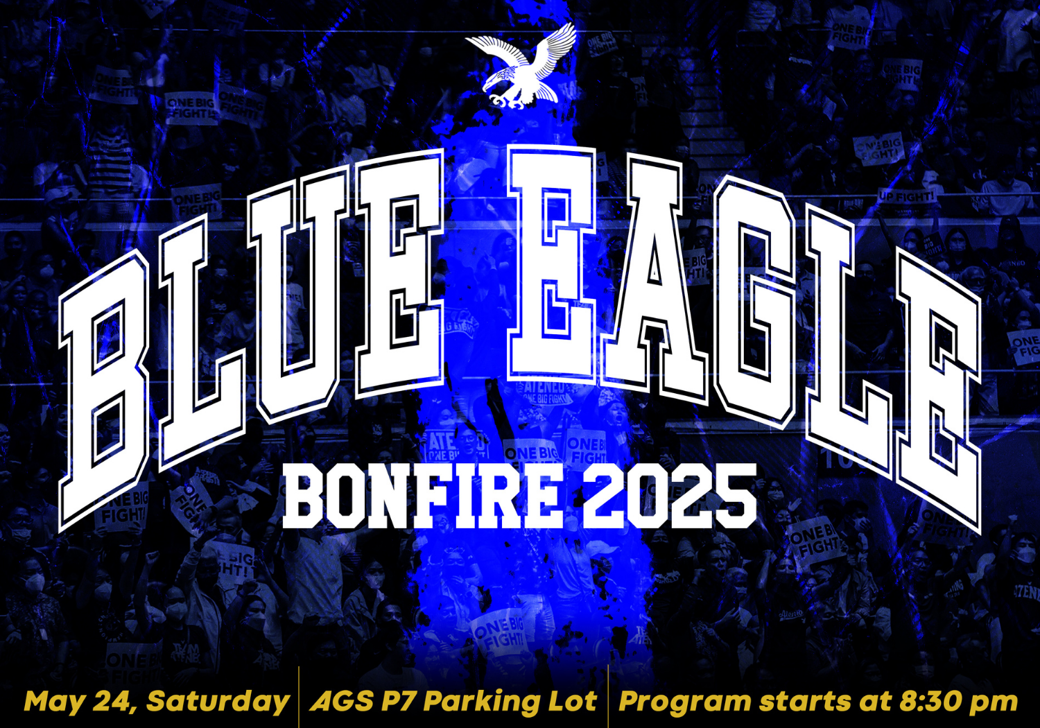 Blue Eagle Bonfire 2025 May 24, Saturday, 8:30 pm