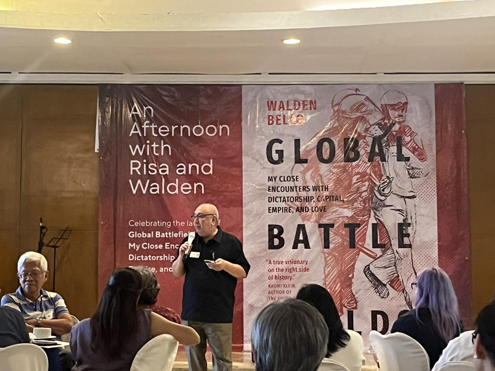 Office of University Development & Alumni Affairs (OUDAA) Fr. Norberto Bautista, SJ, gives a message from the Jesuits. 