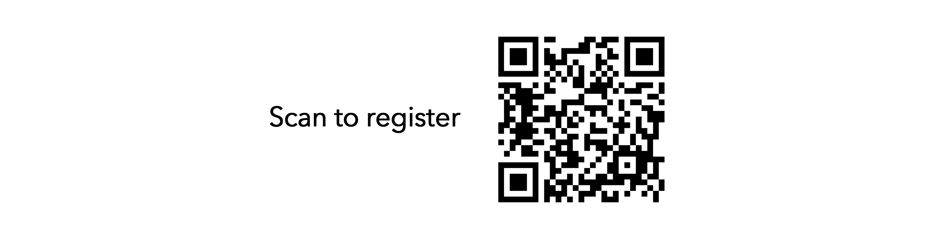 QR code to register for the book launch