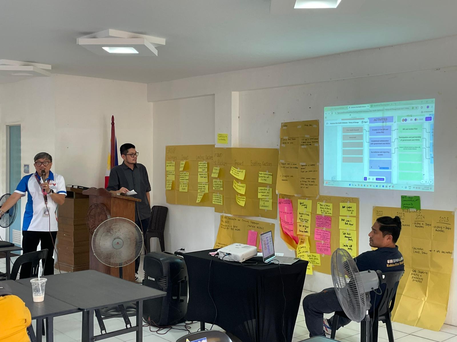 Workshop session on the One Health Ordinance Theory of Change