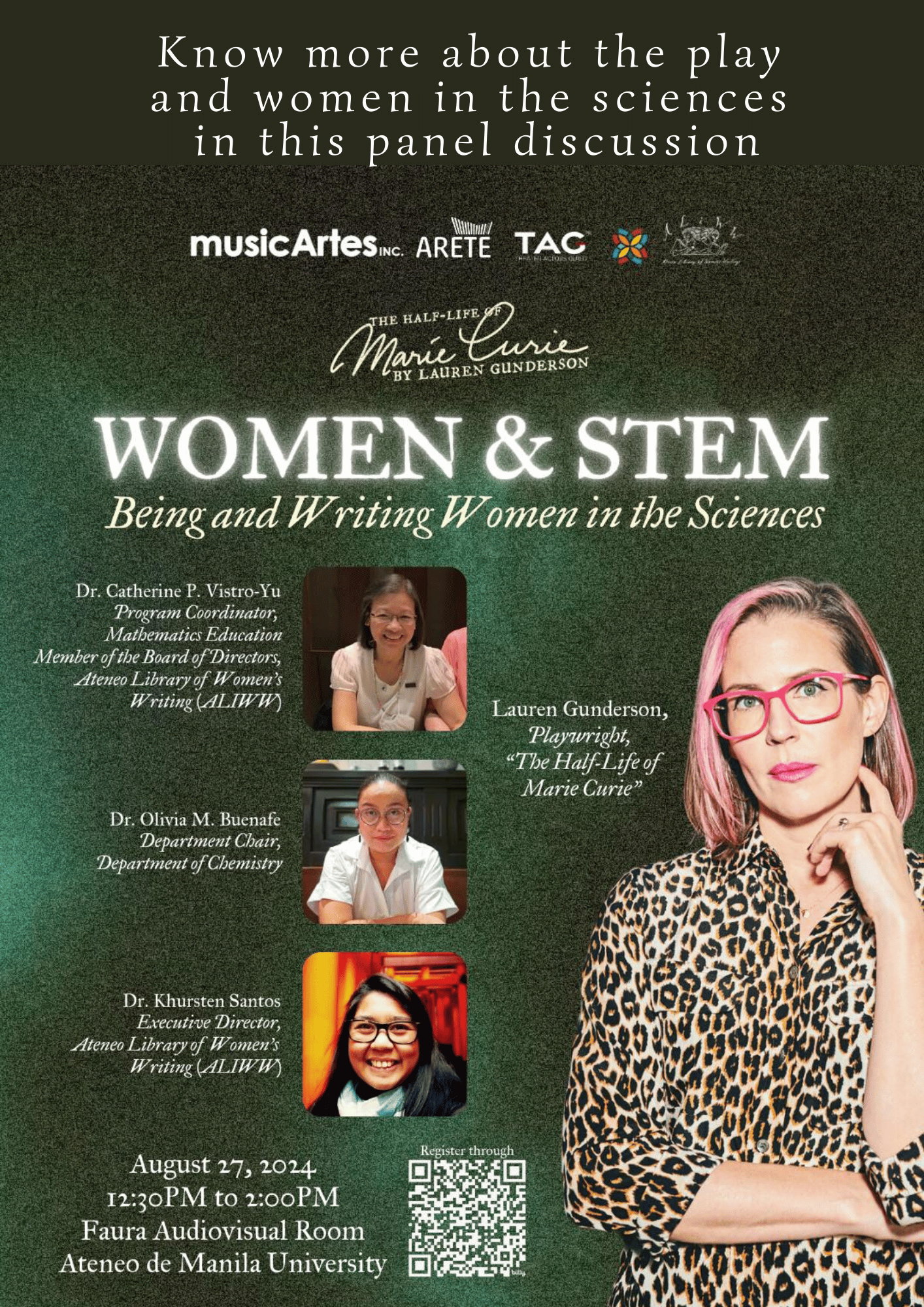 Women and Stem Talk Poster