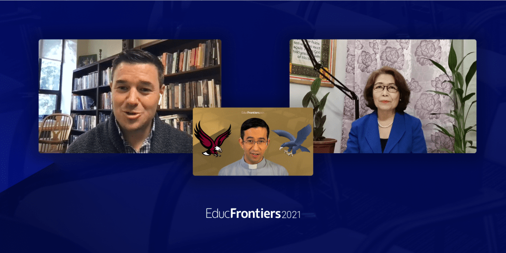 Dr. David Goodman, Francis Alvarez, S.J., Dr. Maria Luz Vilches