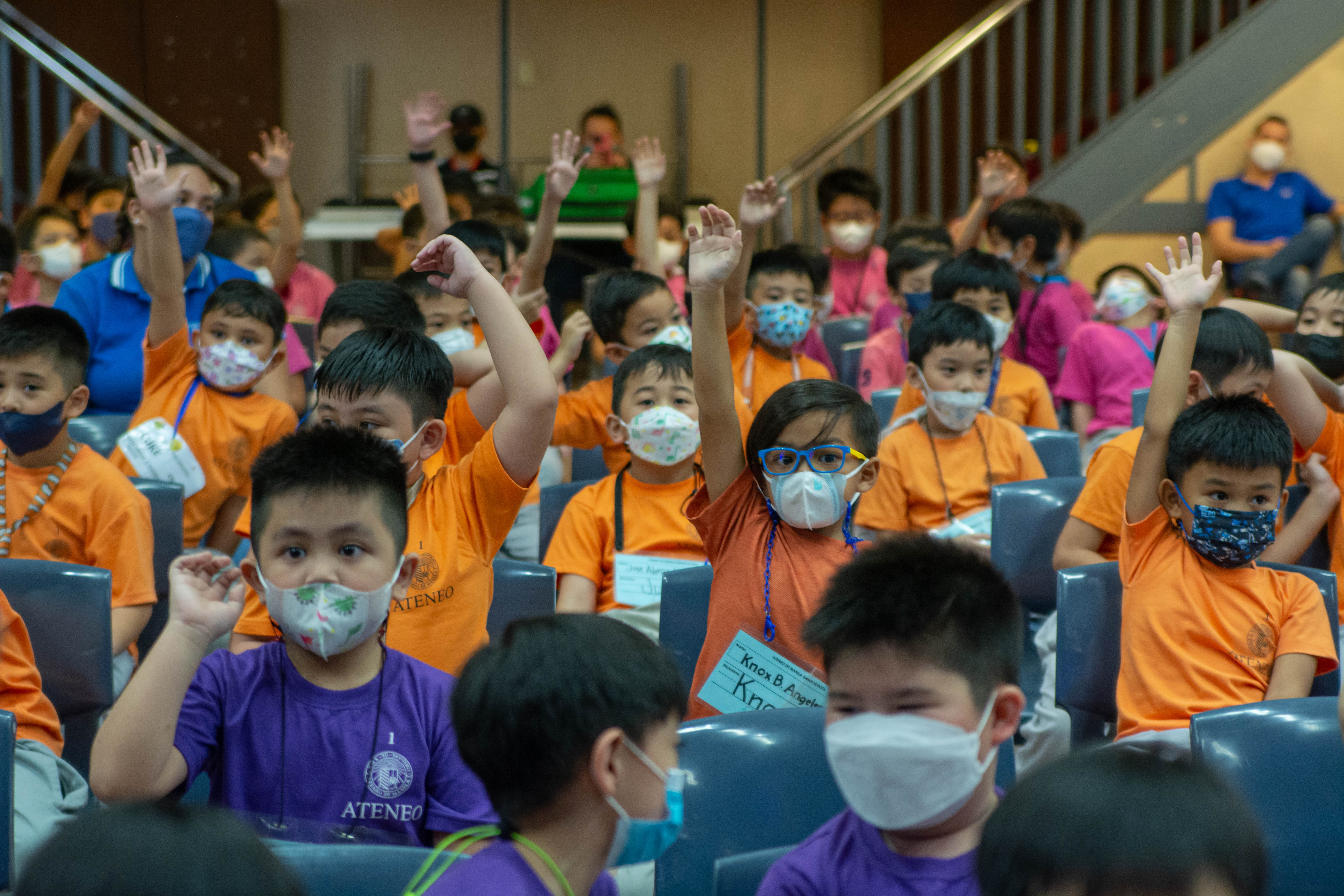 The Grade One boys are "wild" to learn about "Wildlife Matters"!  