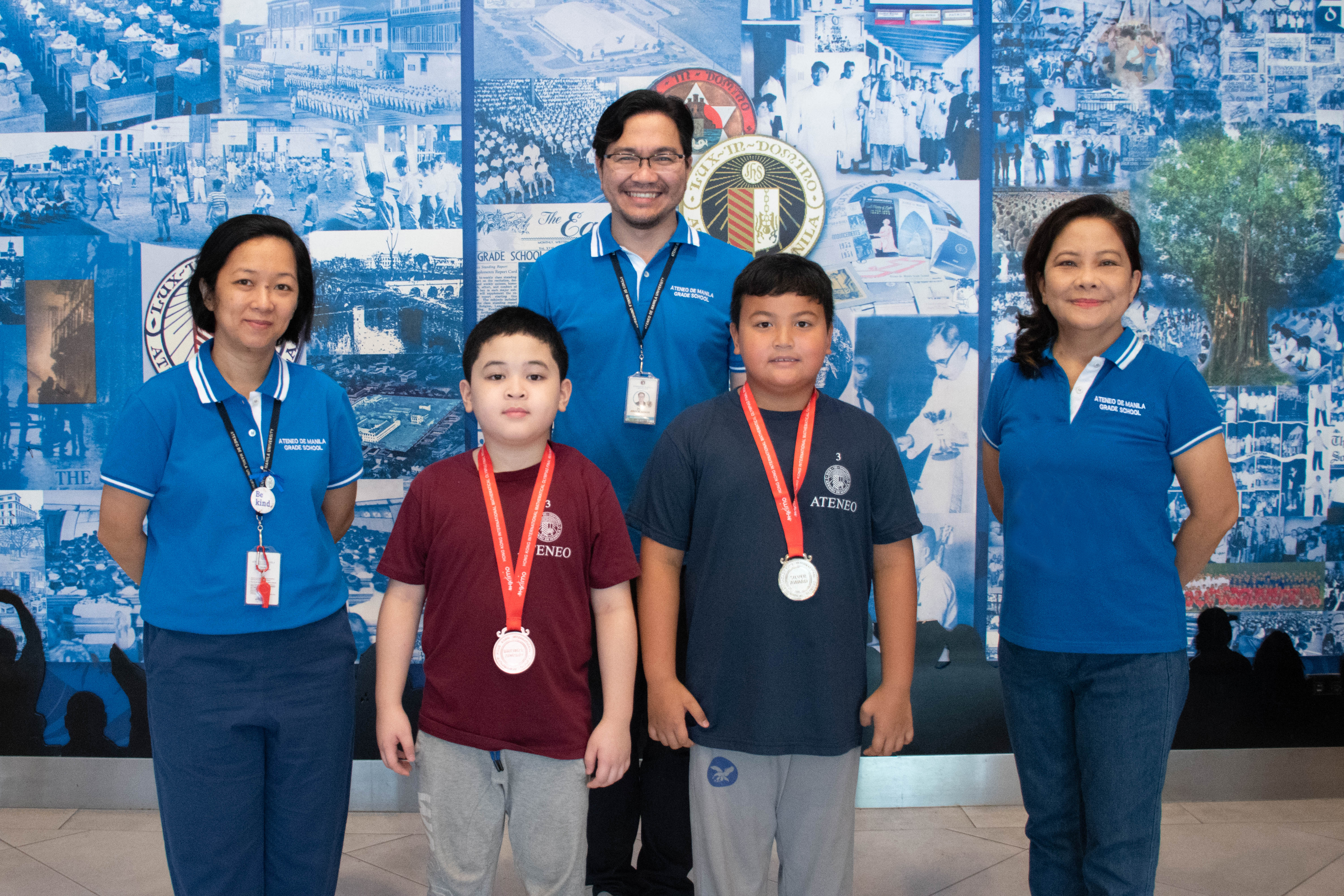 Front row from left: Grace Yn, Lego Pauig, Miguel Tagarda, Vivian David; behind them: Jervy Robles 