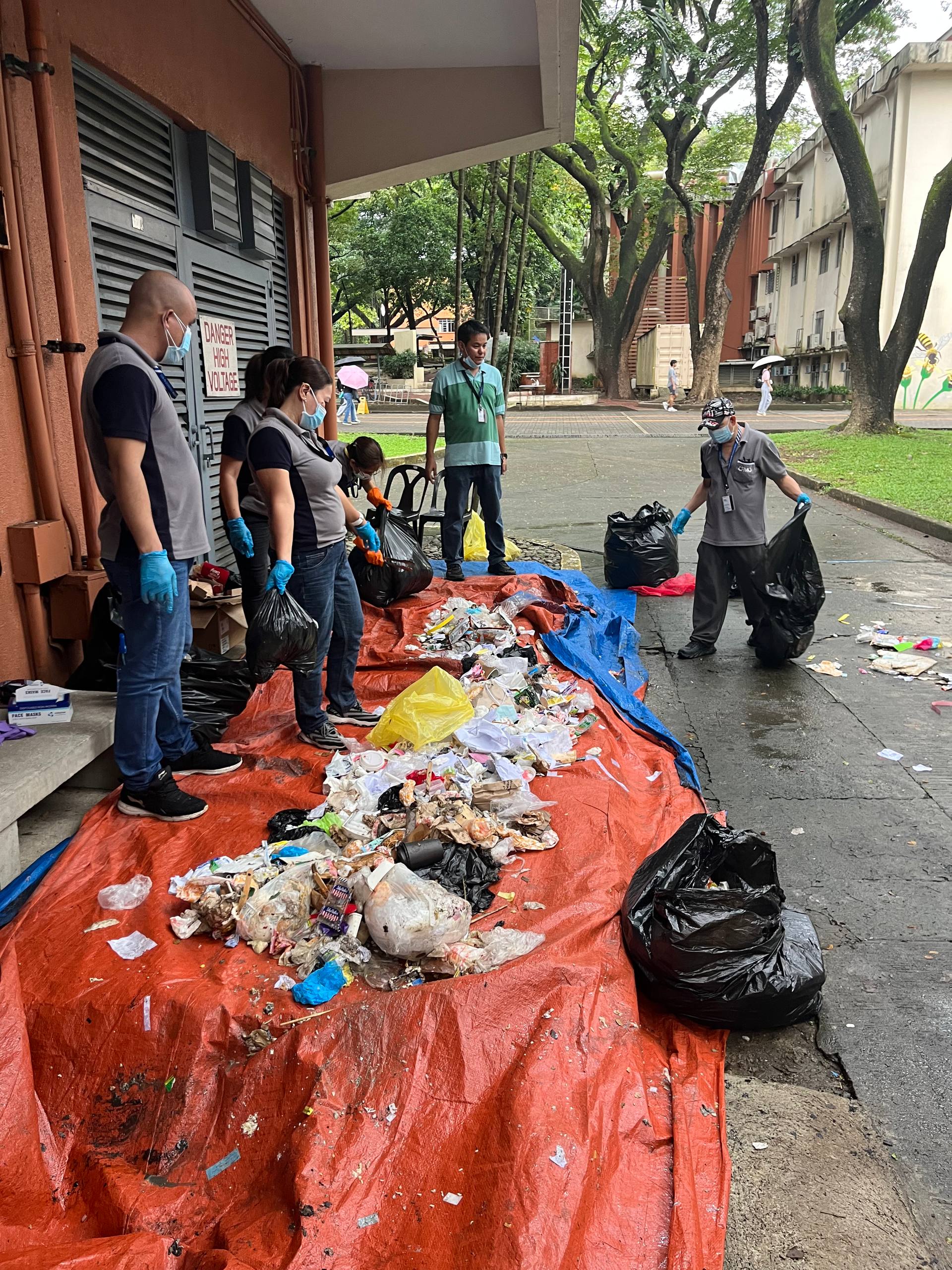 Waste Audit at the Ateneo Higher Education Materials Recovery Facility