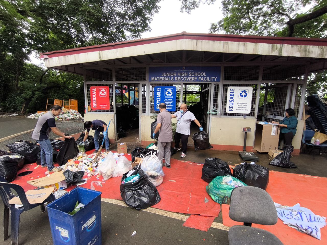 Waste Audit at the Ateneo Junior High School Materials Recovery Facility