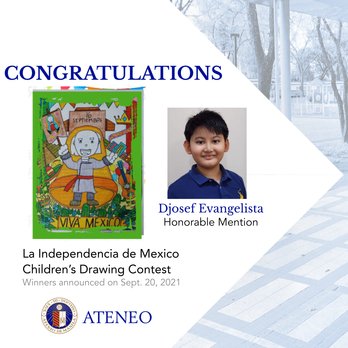 Djosef Evangelista and his artwork 