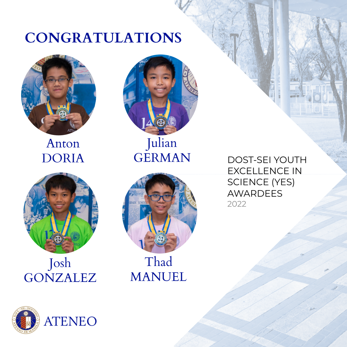 YES awardees from AGS page 2 of 3 