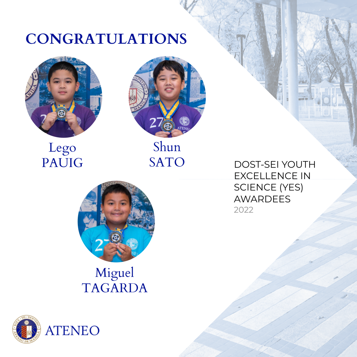 YES awardees from AGS page 3 of 3