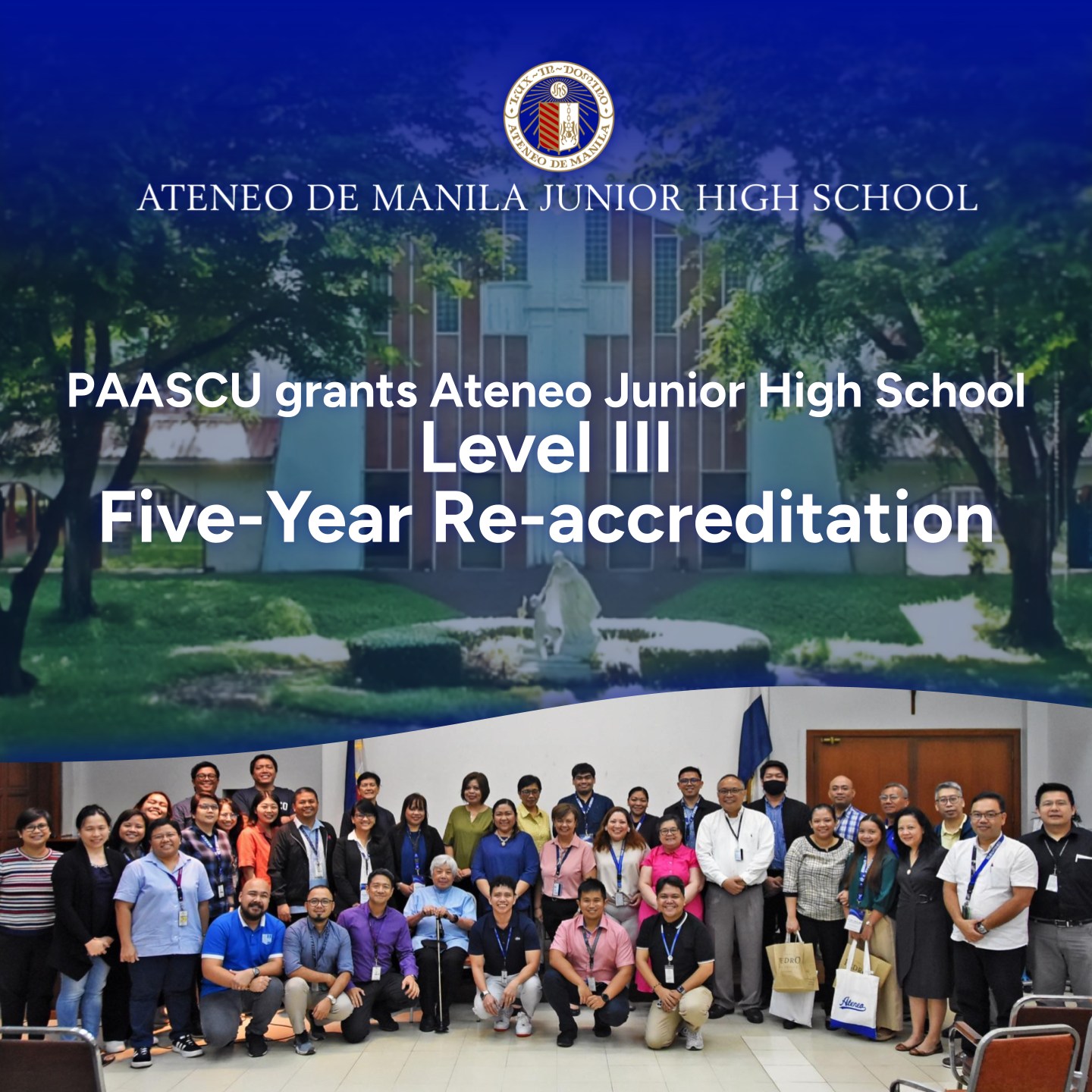 AJHS PAASCU RER-ACCREDITATION 2024