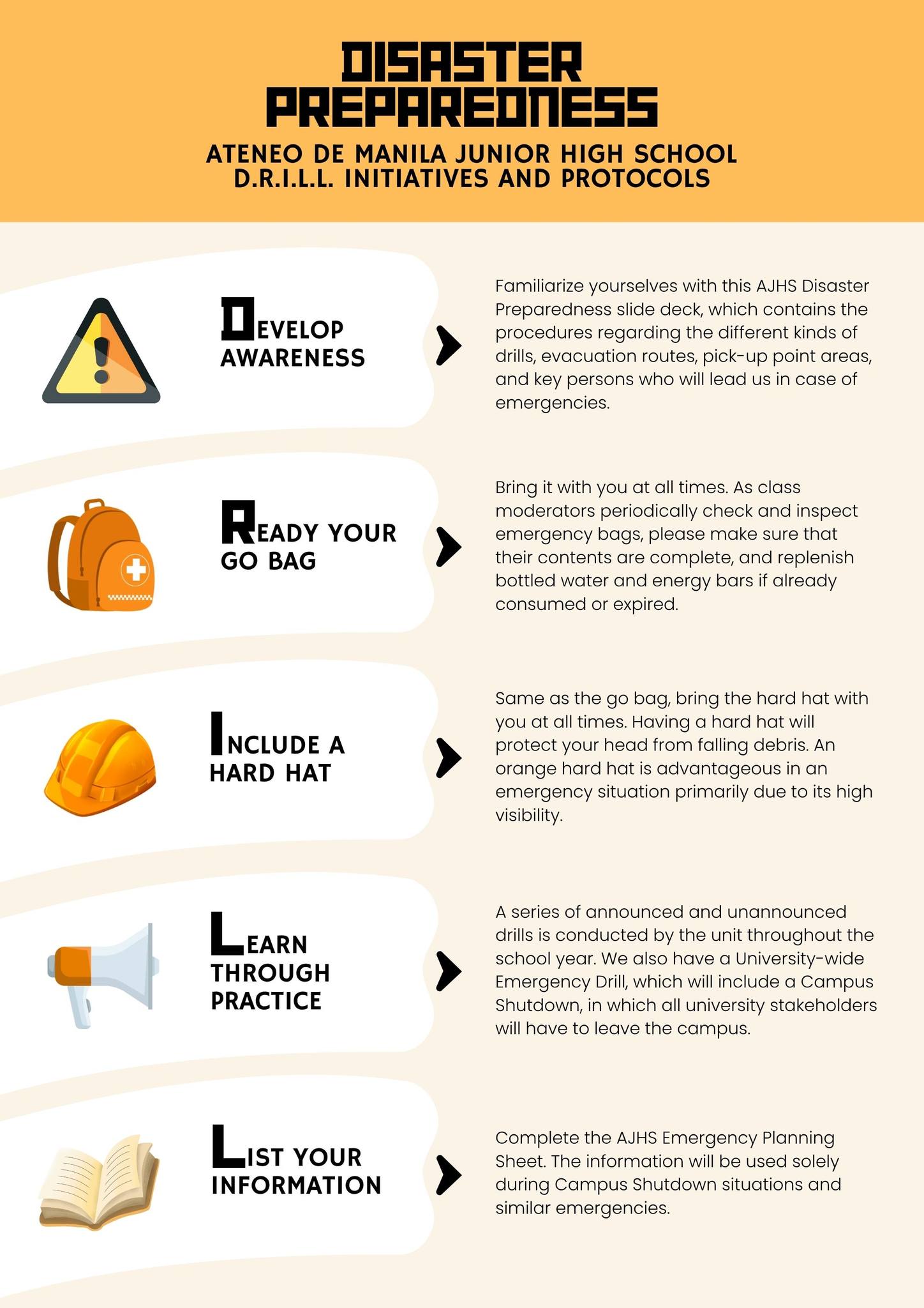 DRILL initiative and protocol 