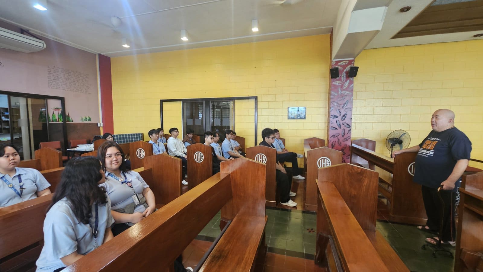 at the Jesuit Residence 