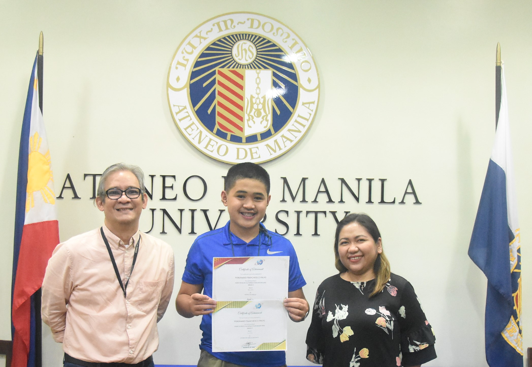 (L-R) Jonny Salvador, Chico Pauig, Gen Sanvictores 