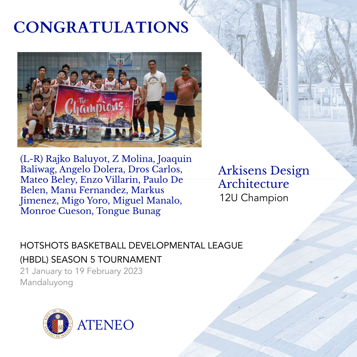 Arkisens is powered by Ateneo Born-2011 cagers 