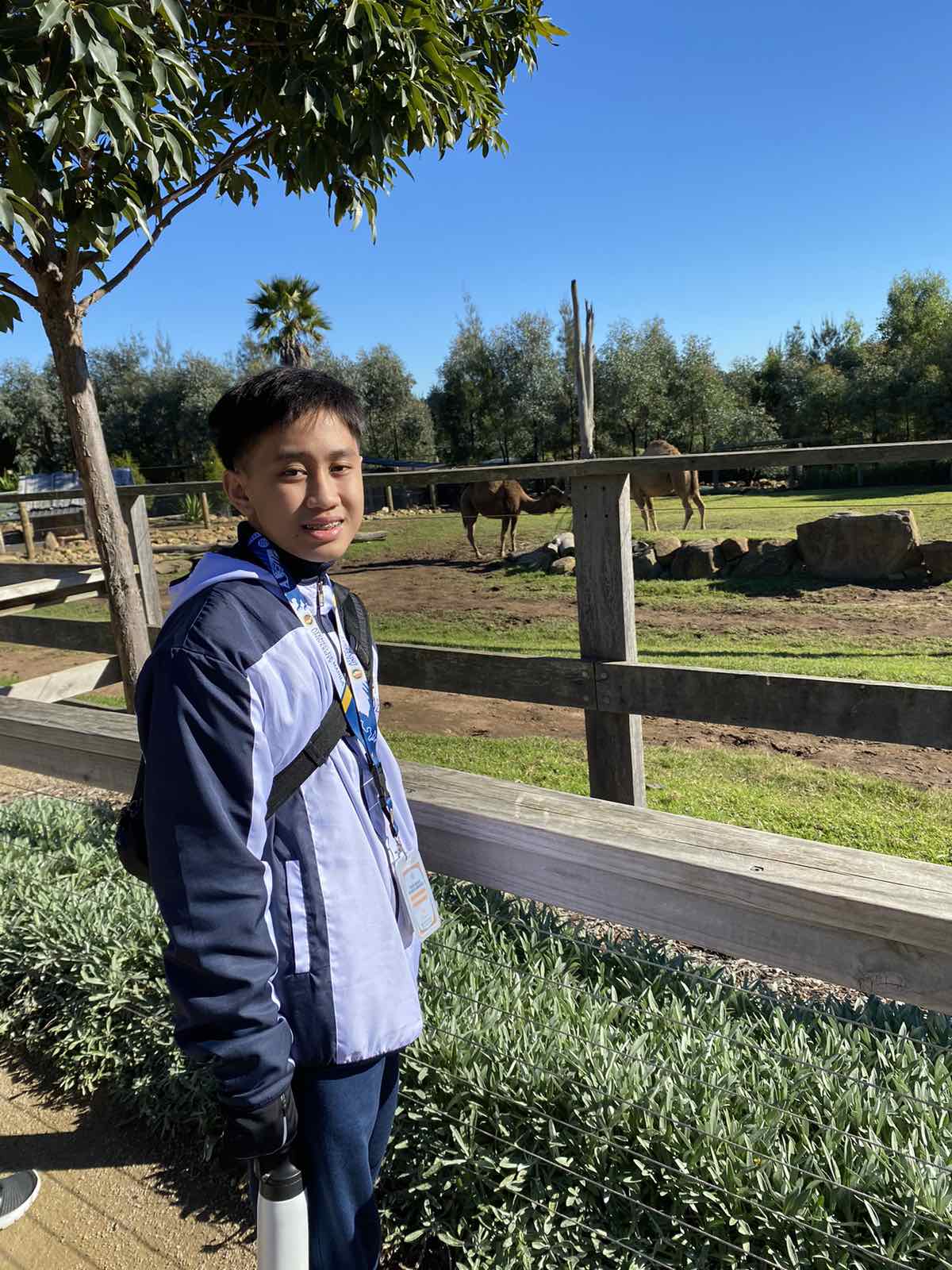The author at Sydney Zoo 