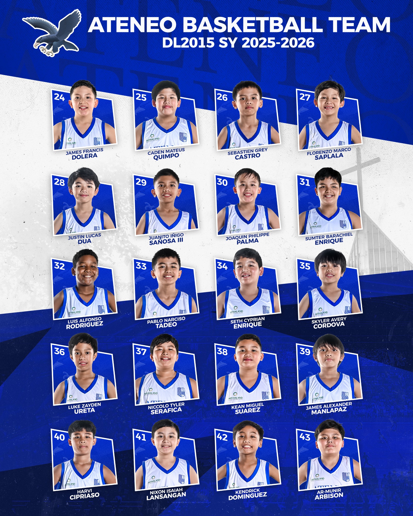 born 2015 Blue Eagles DL basketball varsity