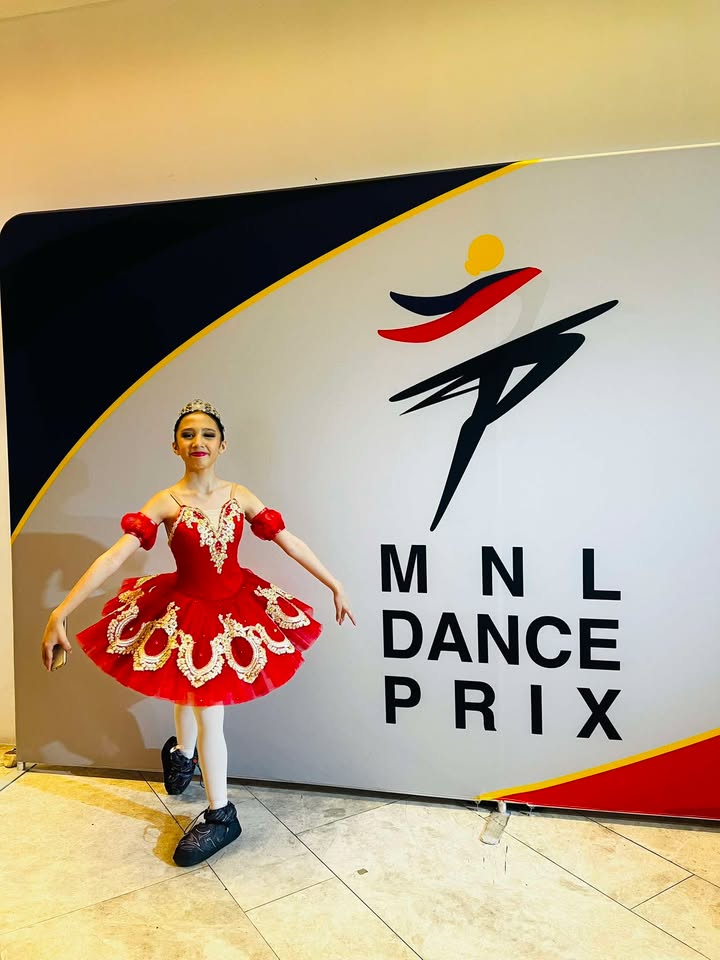 Bree Balburias in costume at the competition rom MNL Dance Prix 2025