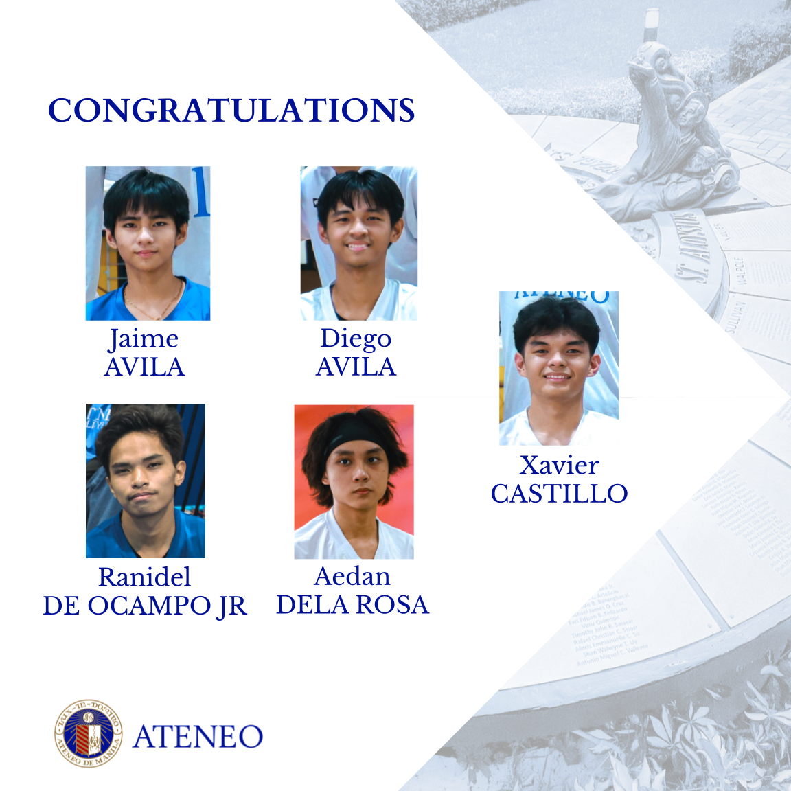 Ateneo Boys' Volleyball Team slide 3 of 4  
