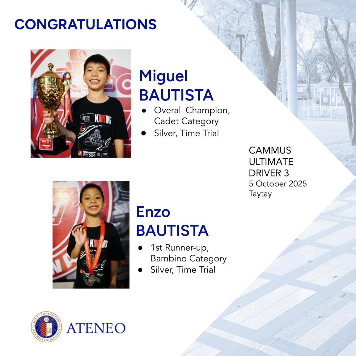 Mifguel Bautista Enzo of Cammus Ultimate Driver 3  