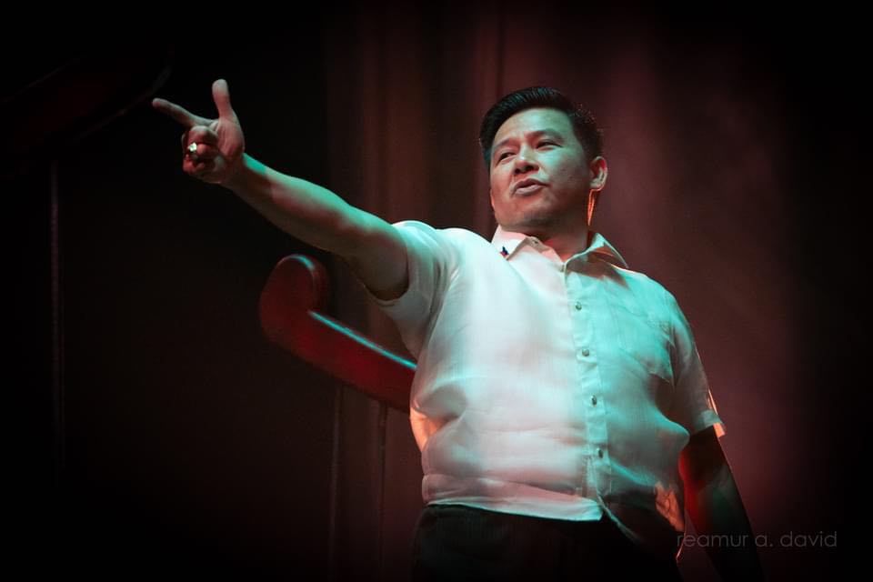 Ron Capinding as President Ferdinand Marcos Sr in "The Impossible Dream" 