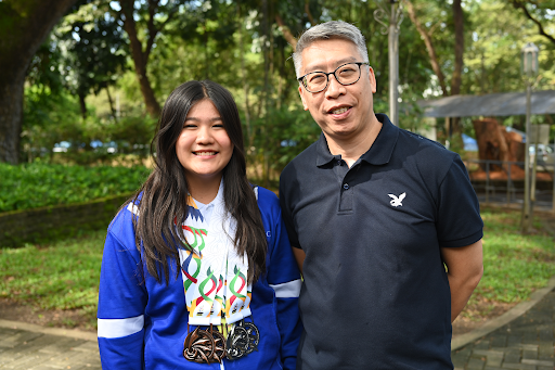 Julianna Casillan and Bernie Santos (Asst Principal for Formation) 