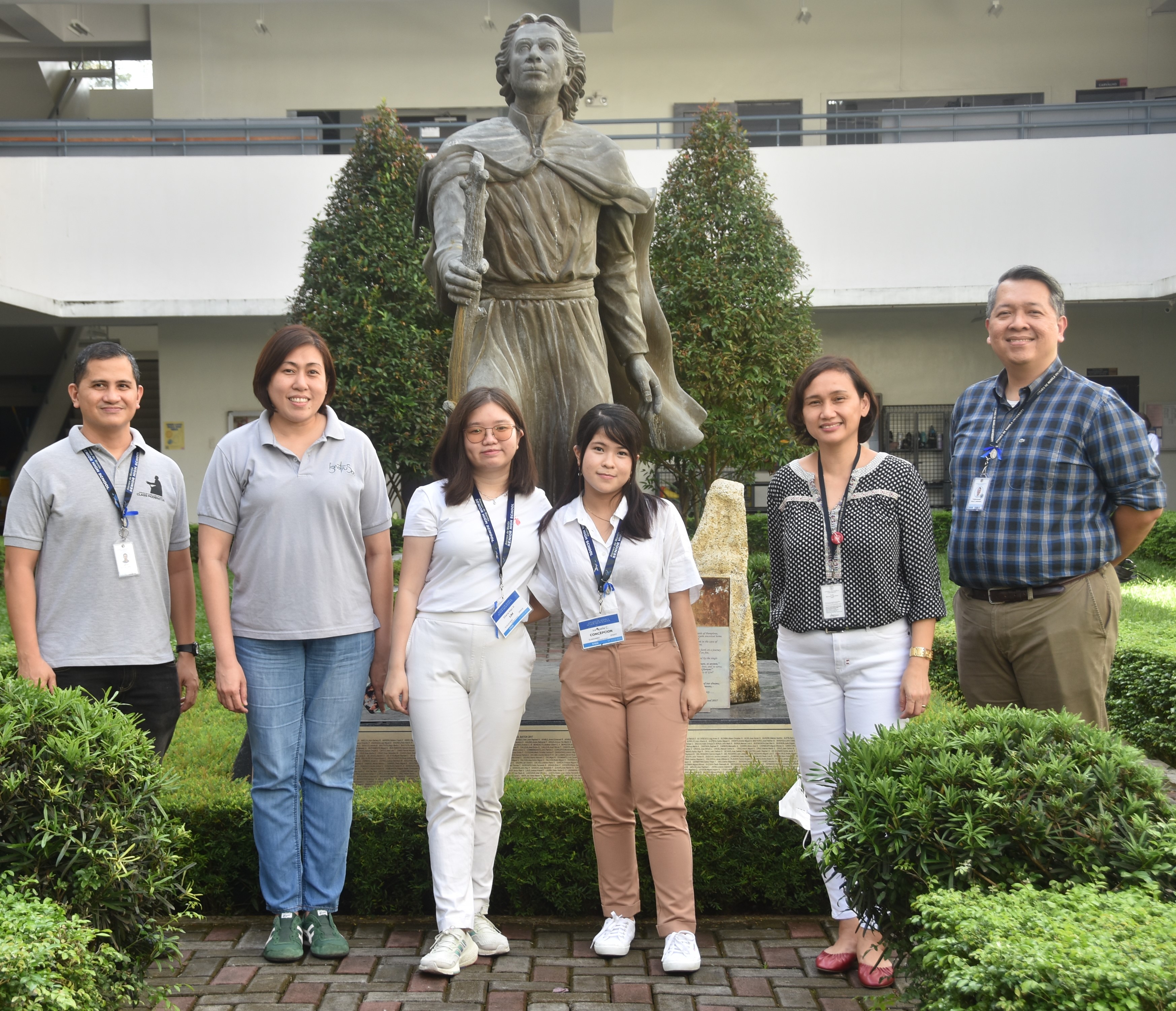 (L-R) Javy Fabello, Jen Concepcion, Eliana Lim, Ira Concepcion, Czel Lacson, Noel Miranda  