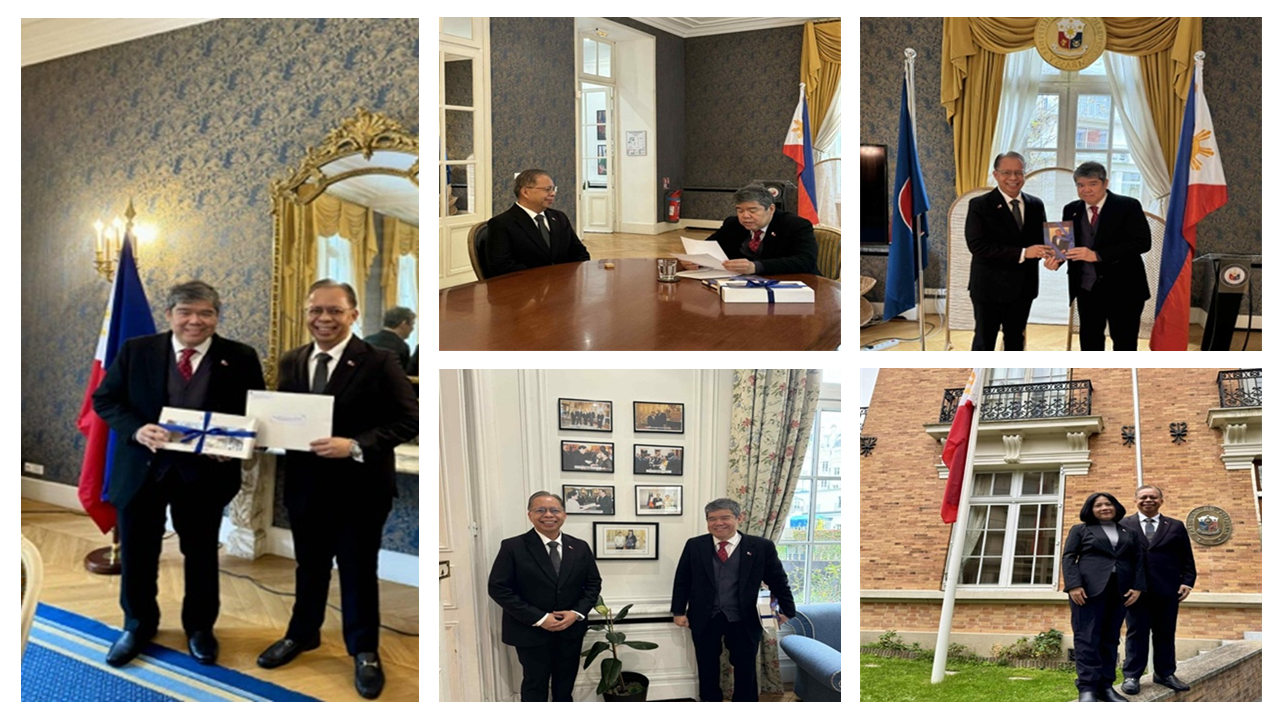 courtesy visit to PH ambassador in France