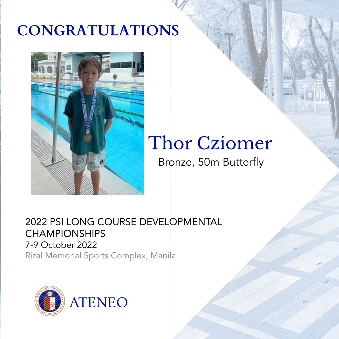 Thor Cziomer, bronze medalist