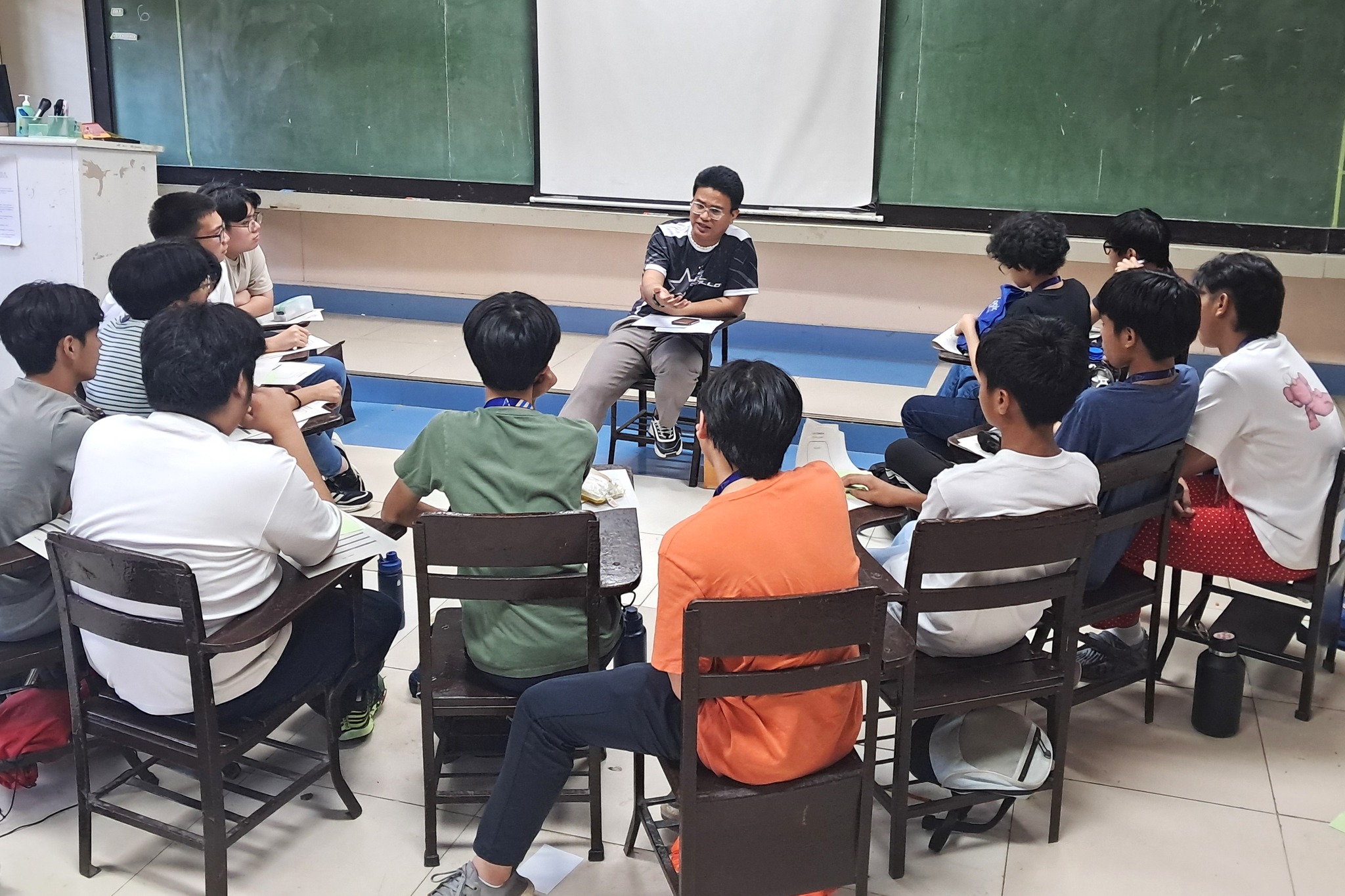 Pre-immersion processing session with Mr Ramos 