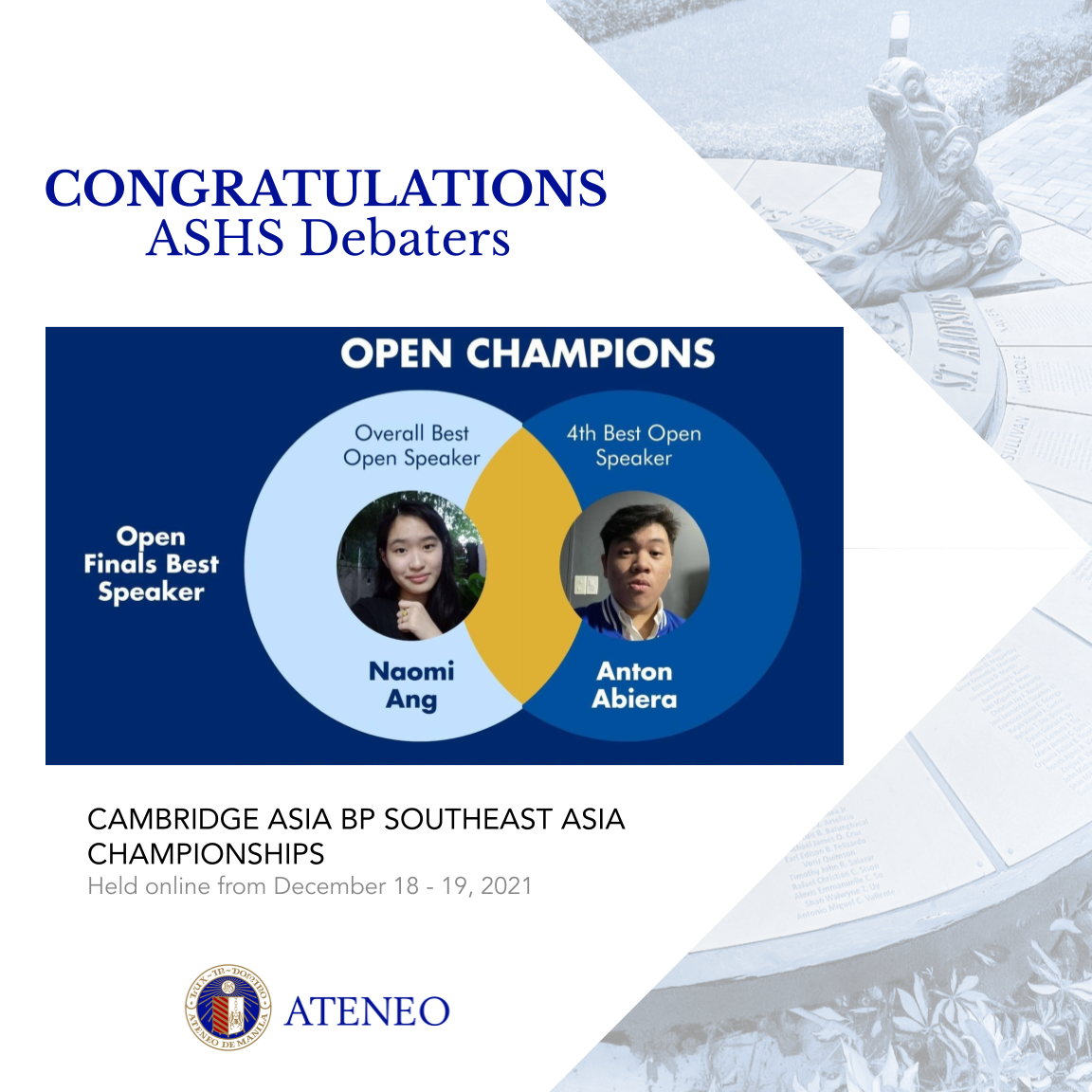 Naomi Ang & Anton Abiera