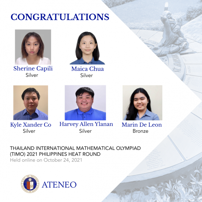 The ASHS' TIMO silver and bronze awardees