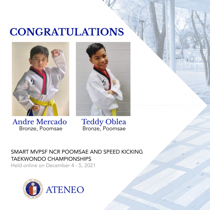 Andre Mercado (left), Teddy Oblea 