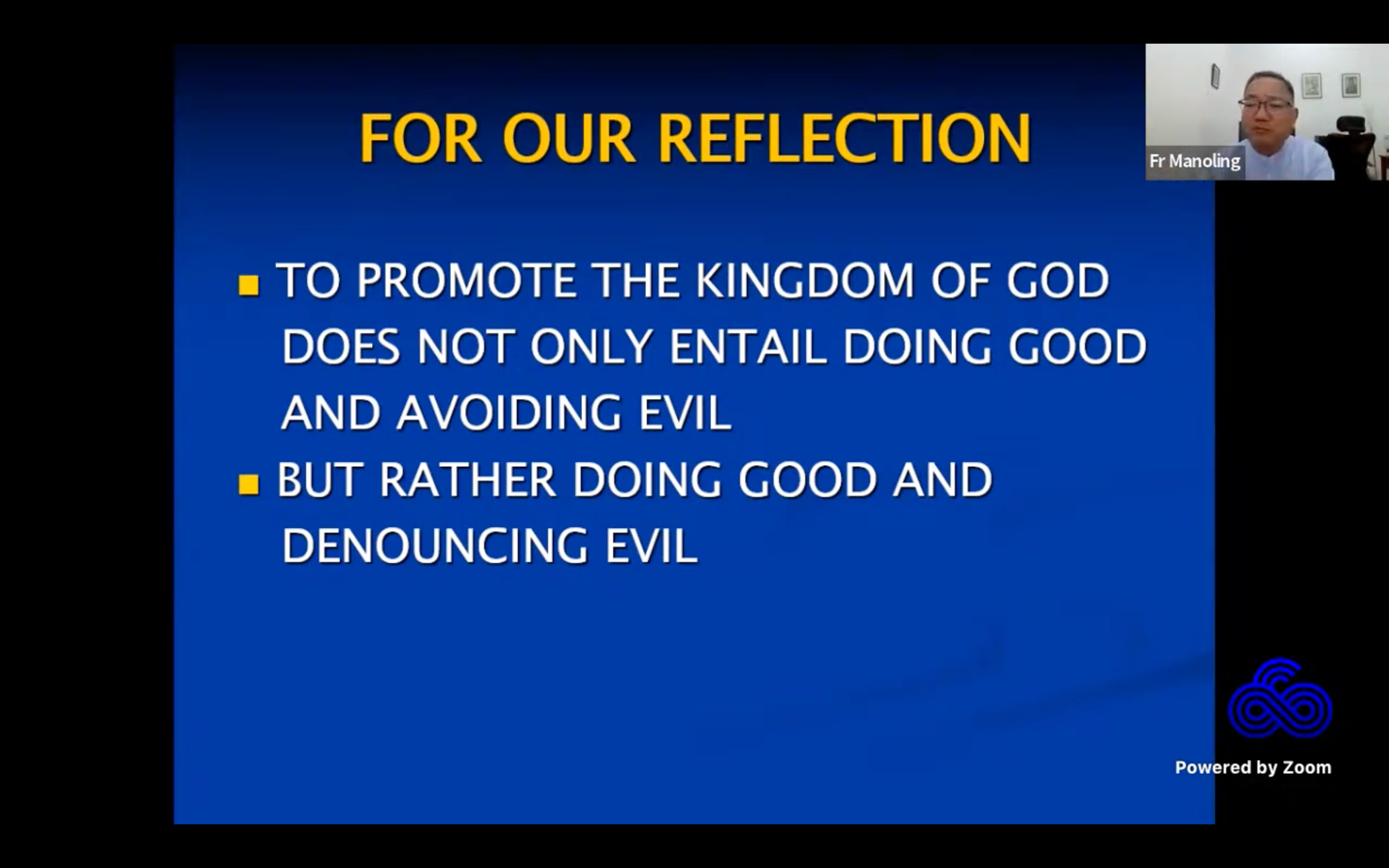 Lenten reflection points  